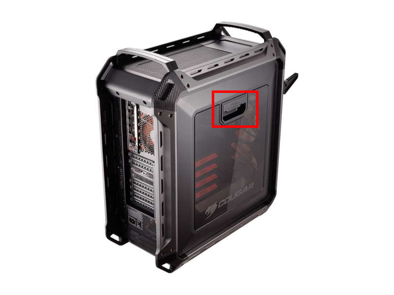 PCケース サイドパネル 2.ワンタッチ式